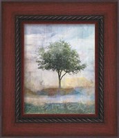 Framed 'Tree Collage I' border=