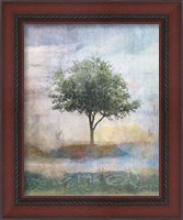 Framed 'Tree Collage I' border=