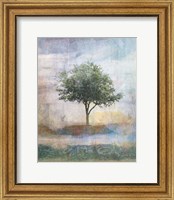 Framed 'Tree Collage I' border=