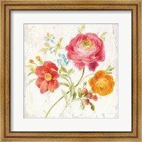 Framed 'Full Bloom III' border=