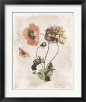 Framed 'Antiquarian Blooms IV' border=