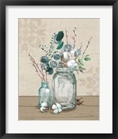 Cotton Bouquet II Framed Print