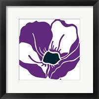 Framed 'Pop Art Floral VI' border=