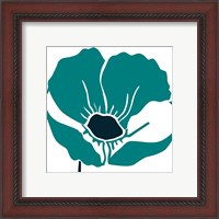 Framed 'Pop Art Floral V' border=