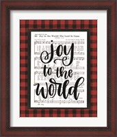 Framed 'Joy to the World' border=