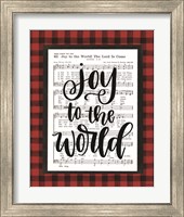 Framed 'Joy to the World' border=