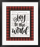 Framed Joy to the World