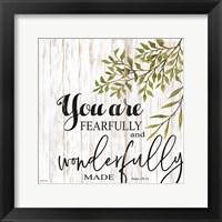 Framed You are Fearfully and Wonderfully Made