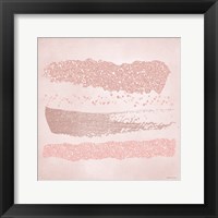 Framed Pink Glitter I