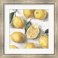 Framed 'Fresh Lemons I' border=