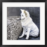 Framed Playful Pup I