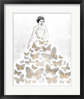 Fluttering Gown II Framed Print