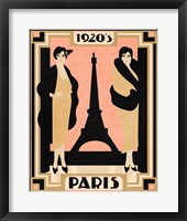 Framed '1920's Paris II' border=