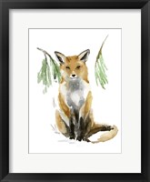 Framed Snowy Fox I