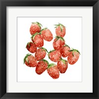 Strawberry Picking I Framed Print
