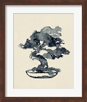 Framed 'Indigo Bonsai IV' border=