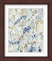 Framed 'River Wavelets I' border=