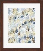 Framed 'River Wavelets II' border=