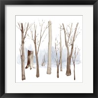 Framed 'Cypress Sounds II' border=