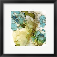 Framed 'Flower Facets III' border=