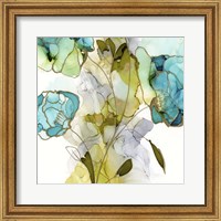 Framed 'Flower Facets V' border=