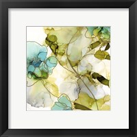 Framed 'Flower Facets VI' border=