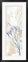 Wildflower Line Contour I Framed Print