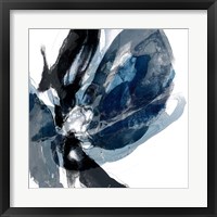 Framed 'Blue Exclusion III' border=