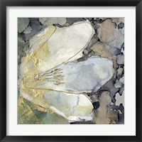 Framed 'Abstracted Lily II' border=