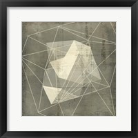 Framed 'Geomolecule Blueprint I' border=