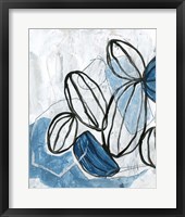 Blue Lanterns I Framed Print