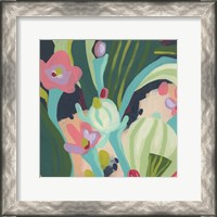 Framed 'Tropical Celebration I' border=