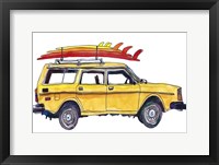 Surfin' Wheels V Framed Print