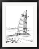 Framed Dubai in Black & White I