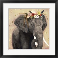Klimt Elephant I Framed Print