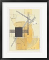 Mapping Bauhaus III Framed Print