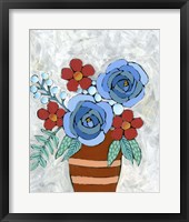 Framed Bleu Blume II