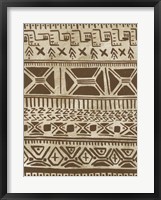Tribal Markings I Framed Print