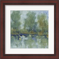 Framed 'Pond Reflection II' border=