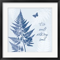 Framed 'True Blue IV' border=