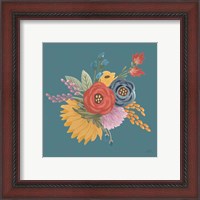 Framed 'Harvest Garden Flowers IV' border=