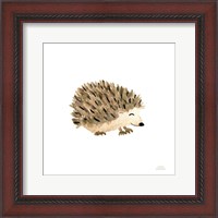 Framed 'Woodland Whimsy Hedgehog' border=