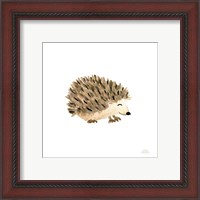 Framed 'Woodland Whimsy Hedgehog' border=