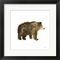 Woodland Whimsy Bear Framed Print
