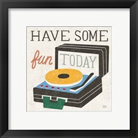 Framed 'Retro Desktop Record Player v2' border=