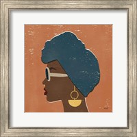 Framed 'Kenya Couture II' border=