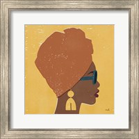 Framed 'Kenya Couture I' border=