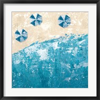 Framed Beach Days Blue