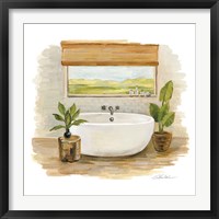 Framed 'Sunny Spa II' border=