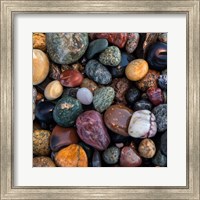 Framed 'Ocean Rocks I' border=